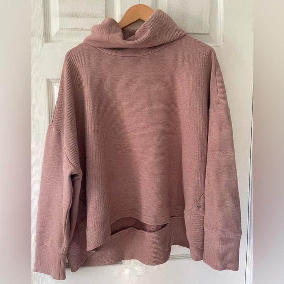 Shambhala Ribbed Cowl Neck Pullover - Picture 2 of 3